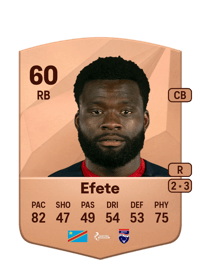 Michee Efete Common 60 OVR