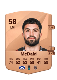 Declan McDaid Common 58 OVR