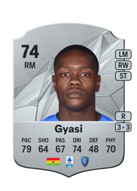 Emmanuel Gyasi Rare 74 OVR