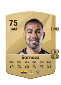 Junior Sornoza Common 75 OVR