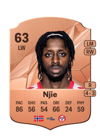 Moussa Njie Rare 63 OVR