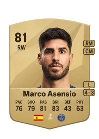 Marco Asensio Common 81 OVR