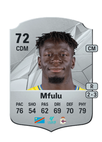 Omenuke Mfulu Rare 72 OVR