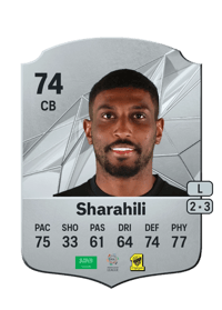 Ahmed Sharahili Rare 74 OVR