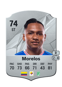 Alfredo Morelos Rare 74 OVR