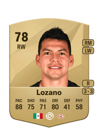 Hirving Lozano Common 78 OVR