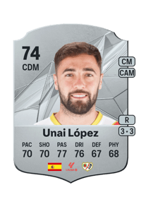 Unai López Rare 74 OVR