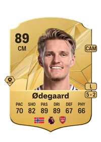 Martin Ødegaard Rare 89 OVR