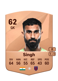 Amrinder Singh Common 62 OVR