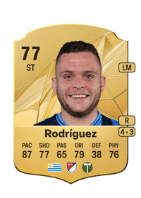 Jonathan Rodríguez Rare 77 OVR