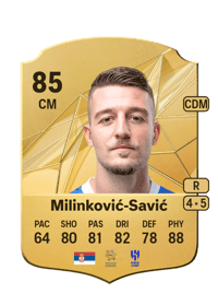 Sergej Milinković-Savić Rare 85 OVR