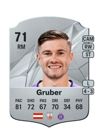 Andreas Gruber Rare 71 OVR