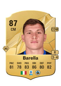 Nicolò Barella Rare 87 OVR