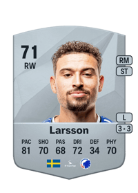 Jordan Larsson Common 71 OVR