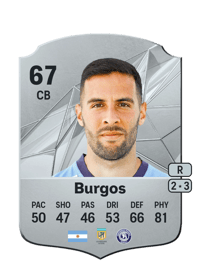 Esteban Burgos Rare 67 OVR