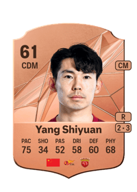 Yang Shiyuan Rare 61 OVR