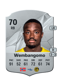 Brice Wembangomo Rare 70 OVR