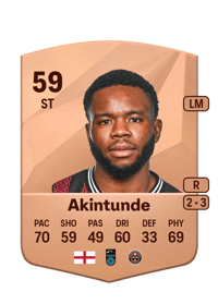 James Akintunde Common 59 OVR