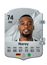 Khaled Narey Rare 74 OVR