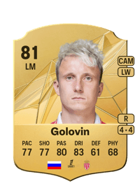 Alexandr Golovin Rare 81 OVR
