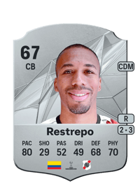 Edisson Restrepo Rare 67 OVR