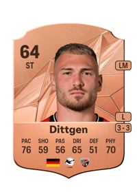 Maximilian Dittgen Rare 64 OVR