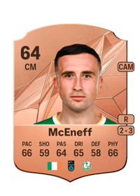 Aaron McEneff Rare 64 OVR