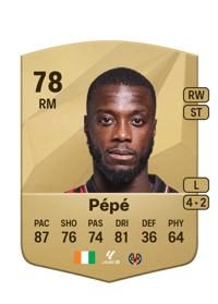 Nicolas Pépé Common 78 OVR