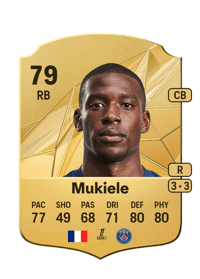 Nordi Mukiele Rare 79 OVR