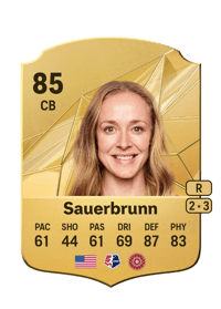 Becky Sauerbrunn Rare 85 OVR