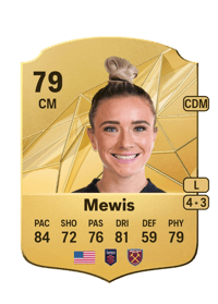 Kristie Mewis Rare 79 OVR