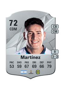Mauricio Martínez Rare 72 OVR