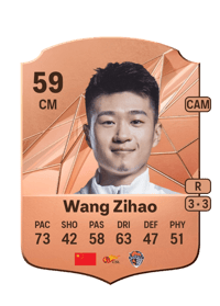 Wang Zihao Rare 59 OVR