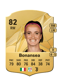 Barbara Bonansea Rare 82 OVR