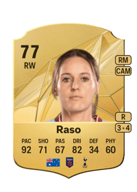 Hayley Raso Rare 77 OVR