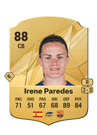Irene Paredes Rare 88 OVR