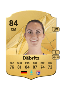 Sara Däbritz Rare 84 OVR