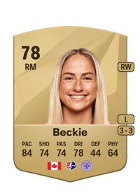 Janine Beckie Common 78 OVR