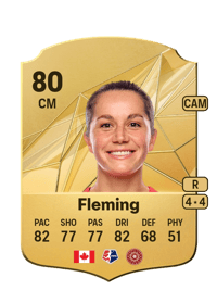 Jessie Fleming Rare 80 OVR