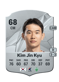 Kim Jin Kyu Rare 68 OVR