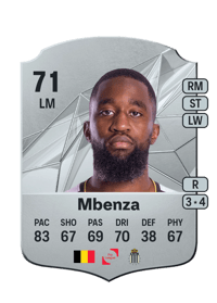 Isaac Mbenza Rare 71 OVR