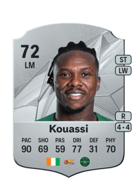 Jean Evrard Kouassi Rare 72 OVR