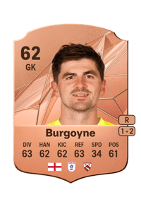 Harry Burgoyne Rare 62 OVR