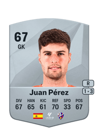 Juan Pérez Common 67 OVR