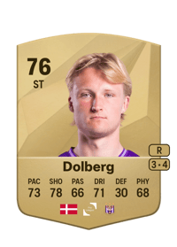 Kasper Dolberg Common 76 OVR