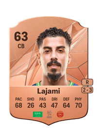 Qasem Lajami Rare 63 OVR