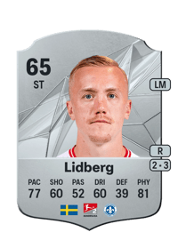 Isac Lidberg Rare 65 OVR