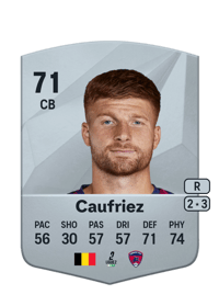Maximiliano Caufriez Common 71 OVR