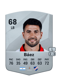 Gabriel Báez Common 68 OVR