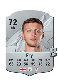 Dael Fry Rare 72 OVR